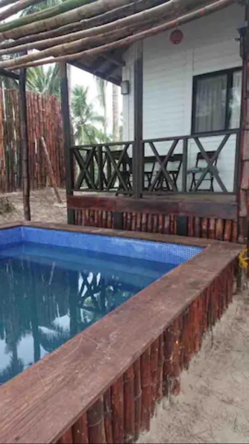 Hermosa cabaña en la playa con muelle Tuxpan  Exterior foto